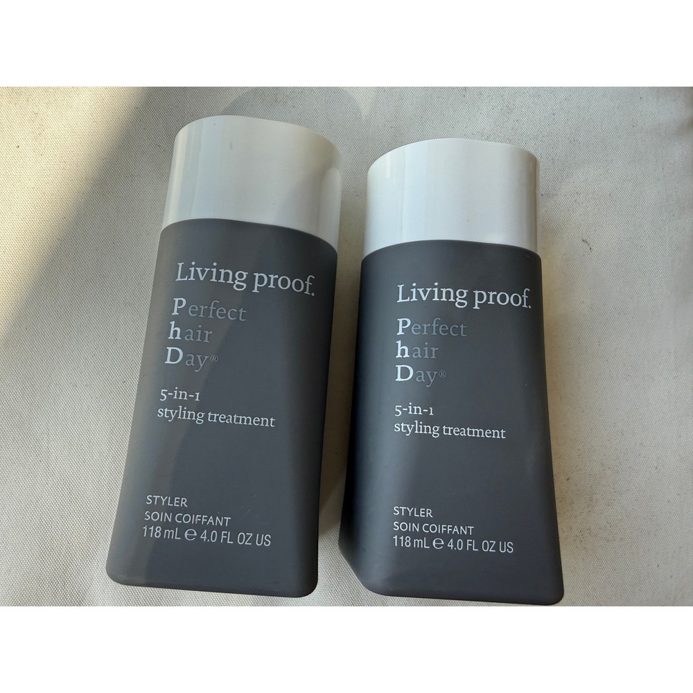 Living Proof Perfect hair Day PhD 5-in-1 Styling Treatment 4oz Lot of 2 Bottles